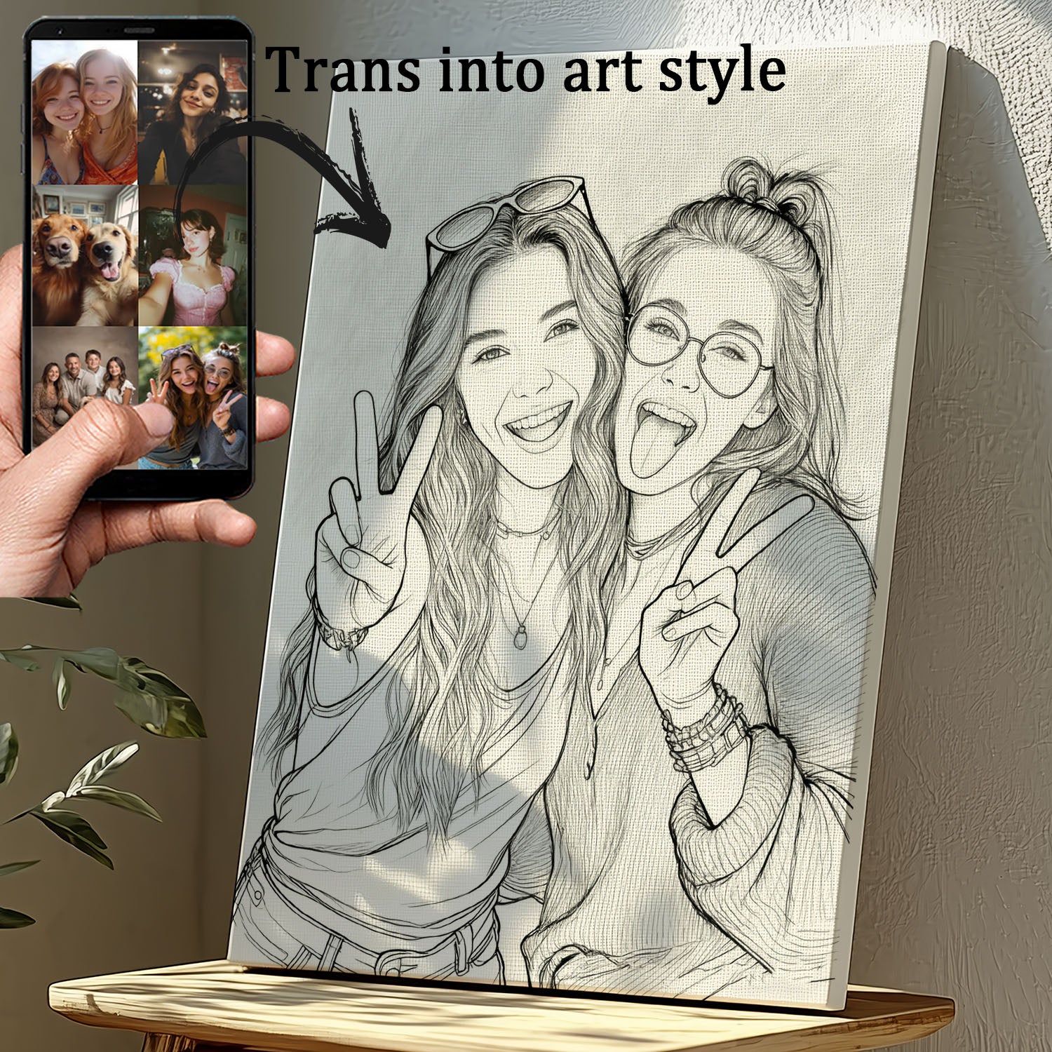 Custom Portrait Painting from Photos