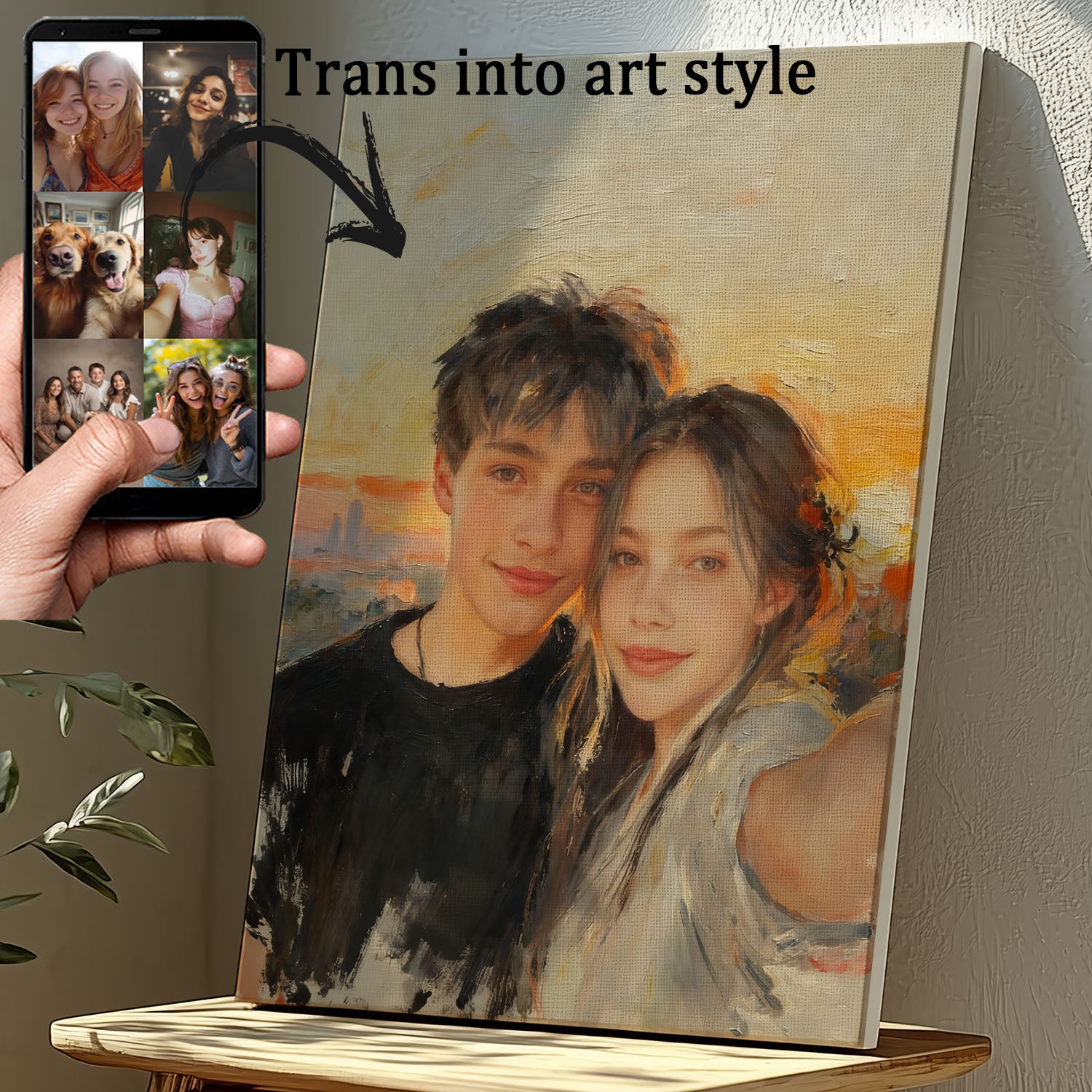 Custom Portrait Painting from Photos