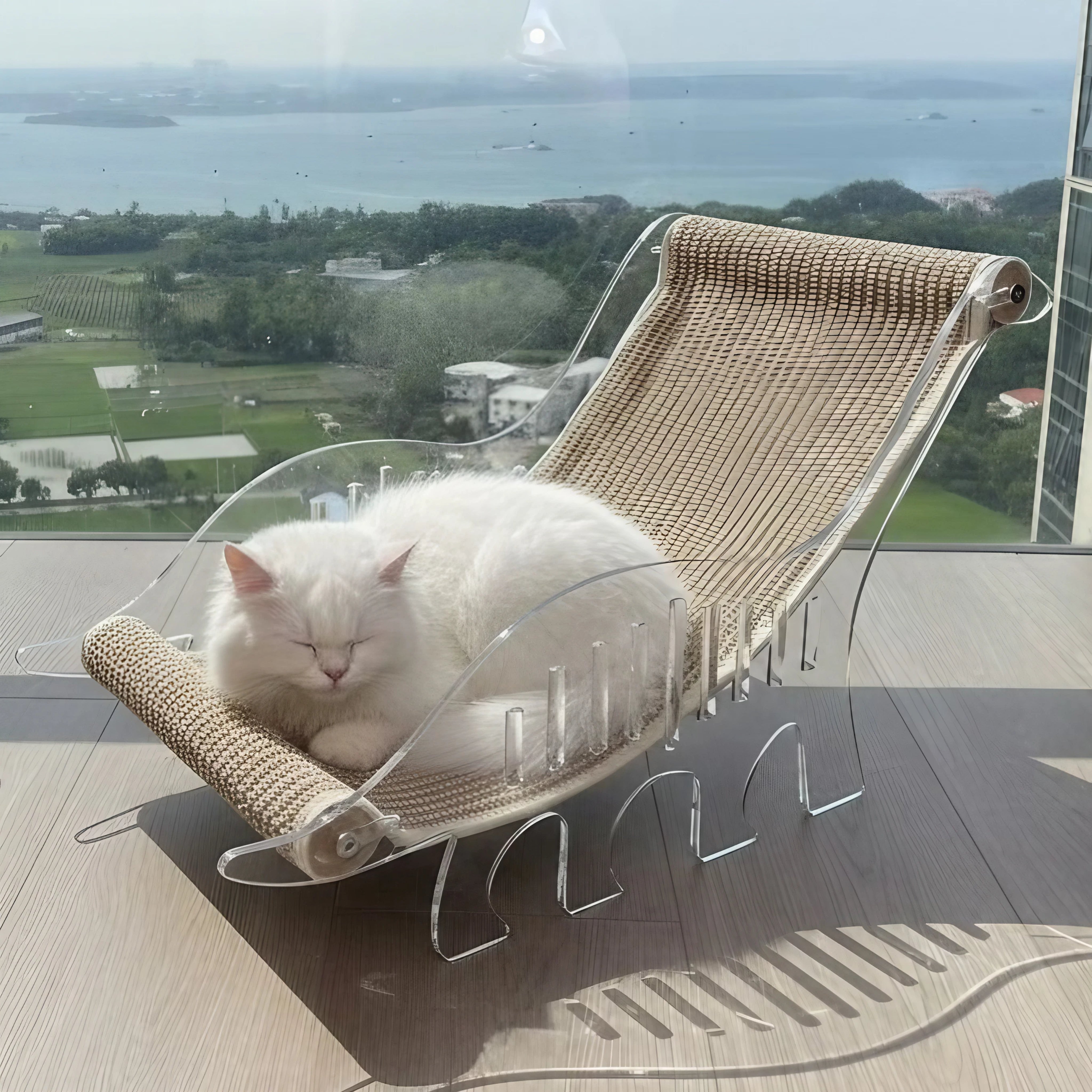 Cat bed for indoor cats  cat scratcher