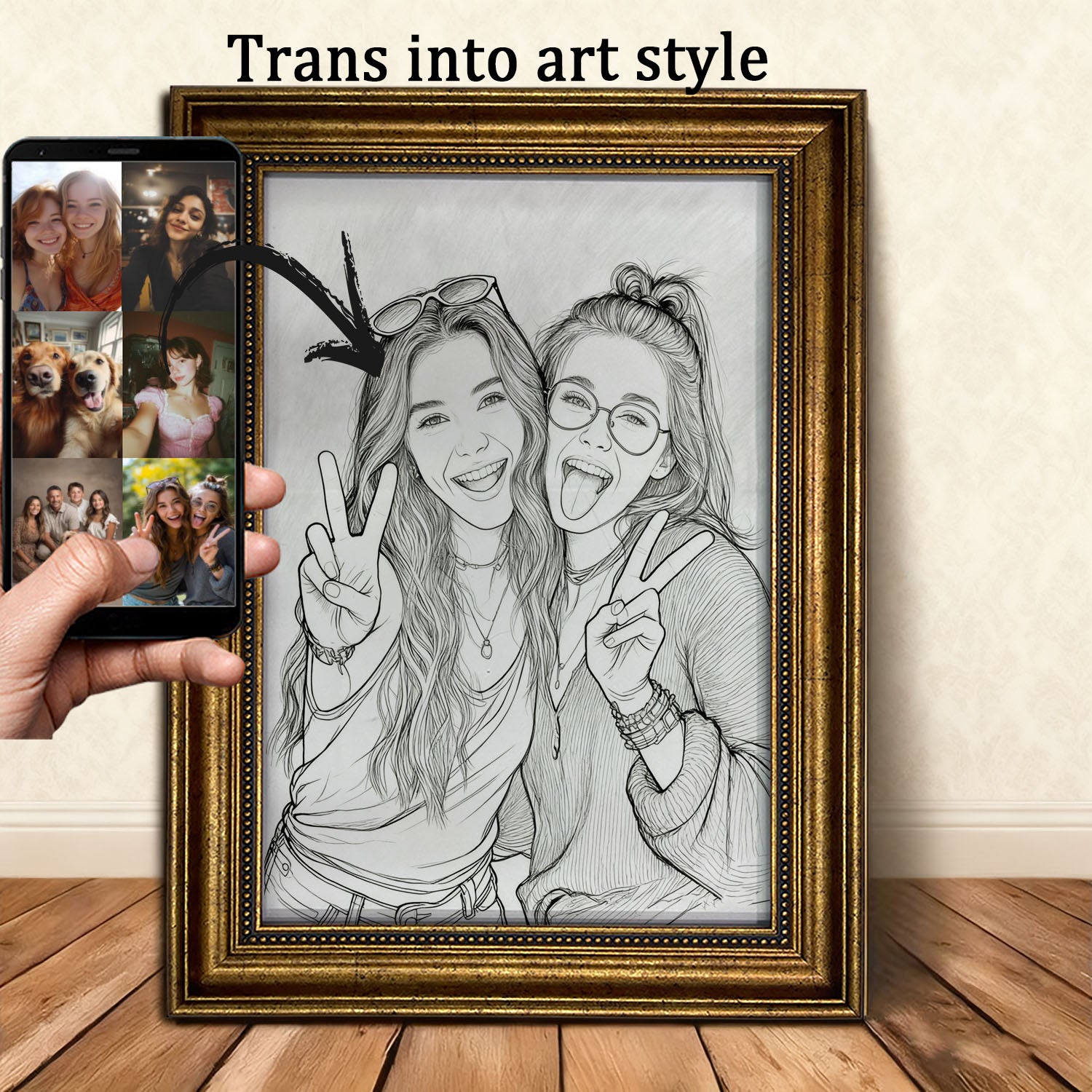 Custom Portrait Painting from Photos