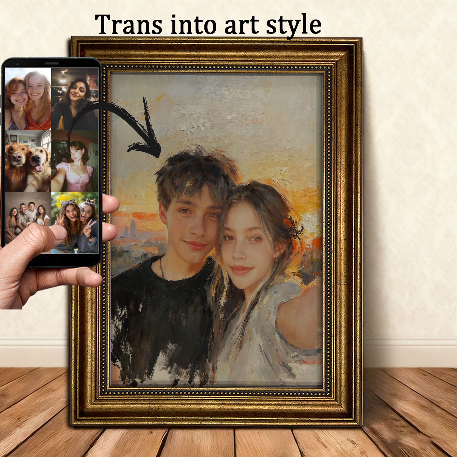 Custom Portrait Painting from Photos