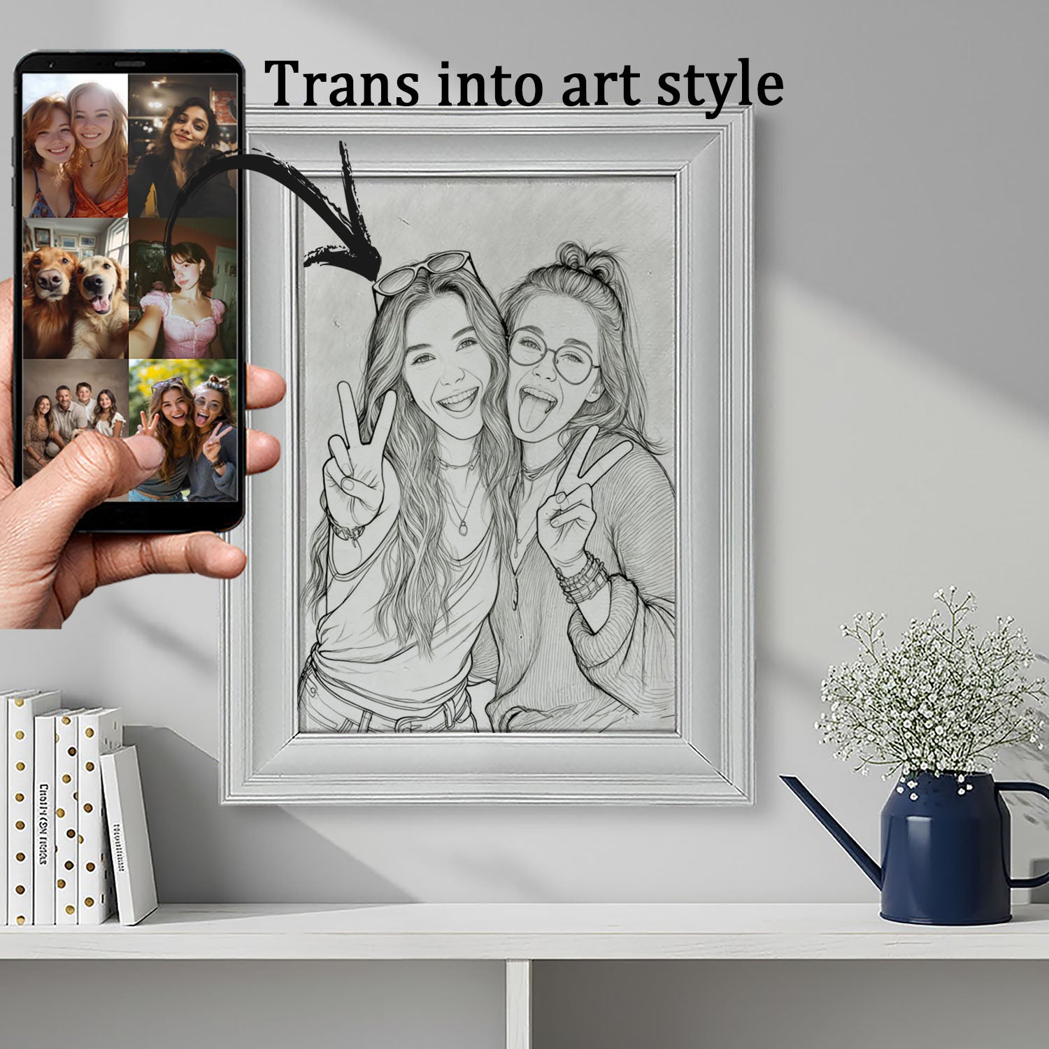 Custom Portrait Painting from Photos