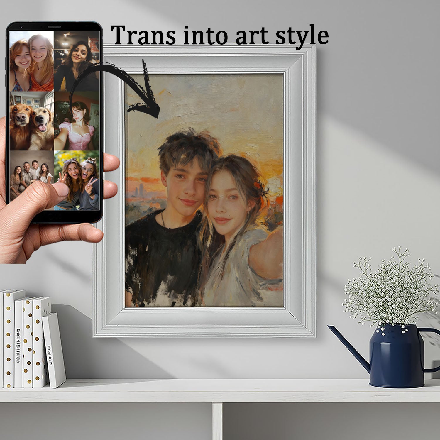 Custom Portrait Painting from Photos