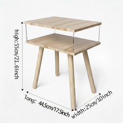 transparent acrylic coffee table with storage