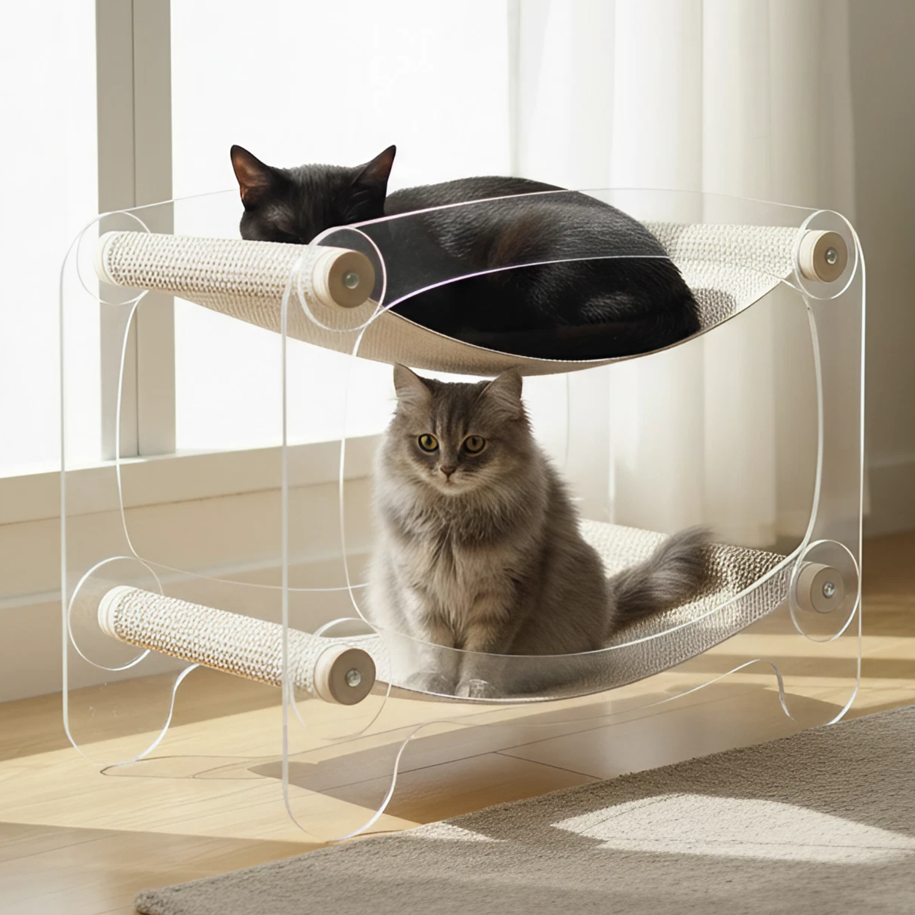 Double-Layer Cat Hammock