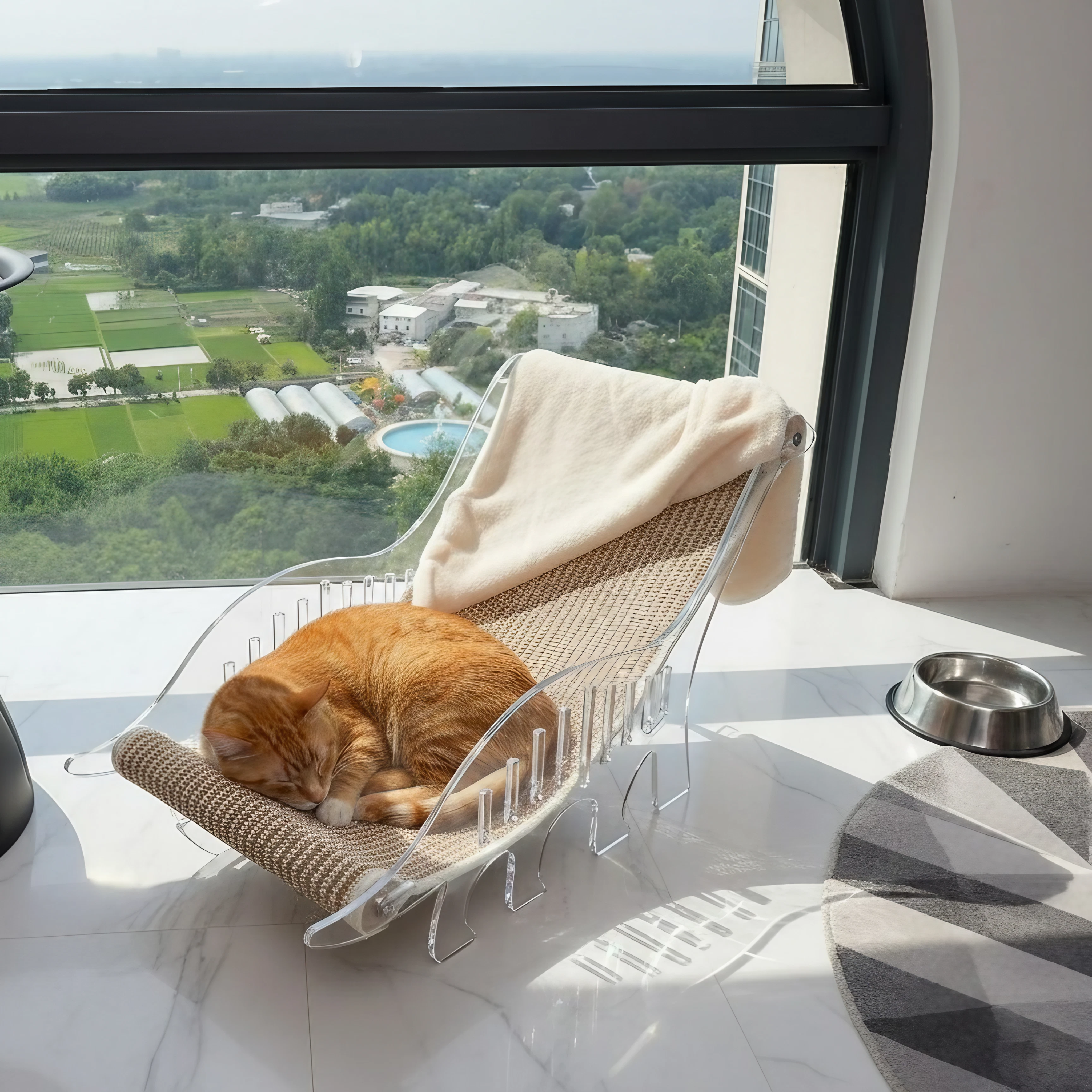 Cat bed for indoor cats  cat scratcher