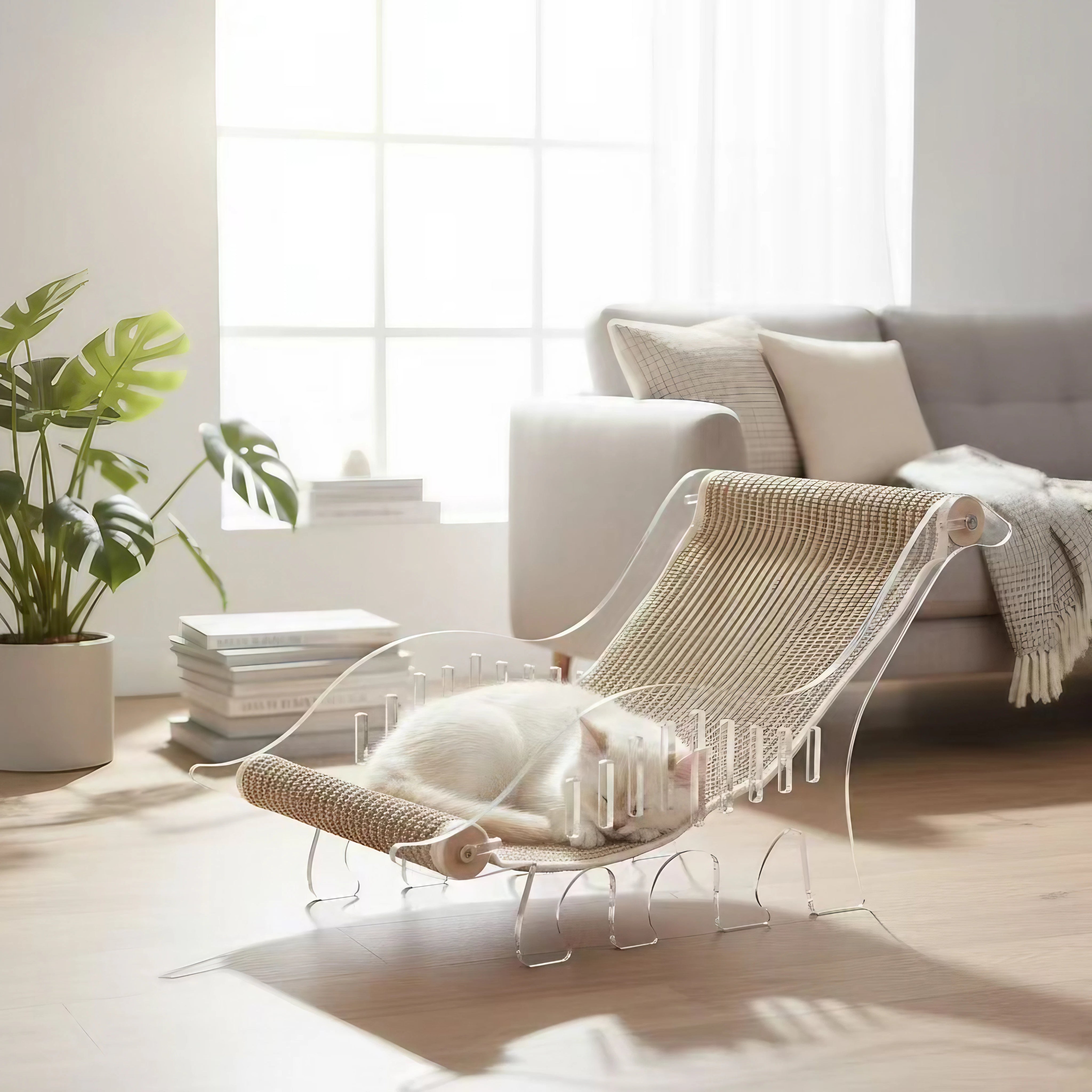 Cat bed for indoor cats  cat scratcher